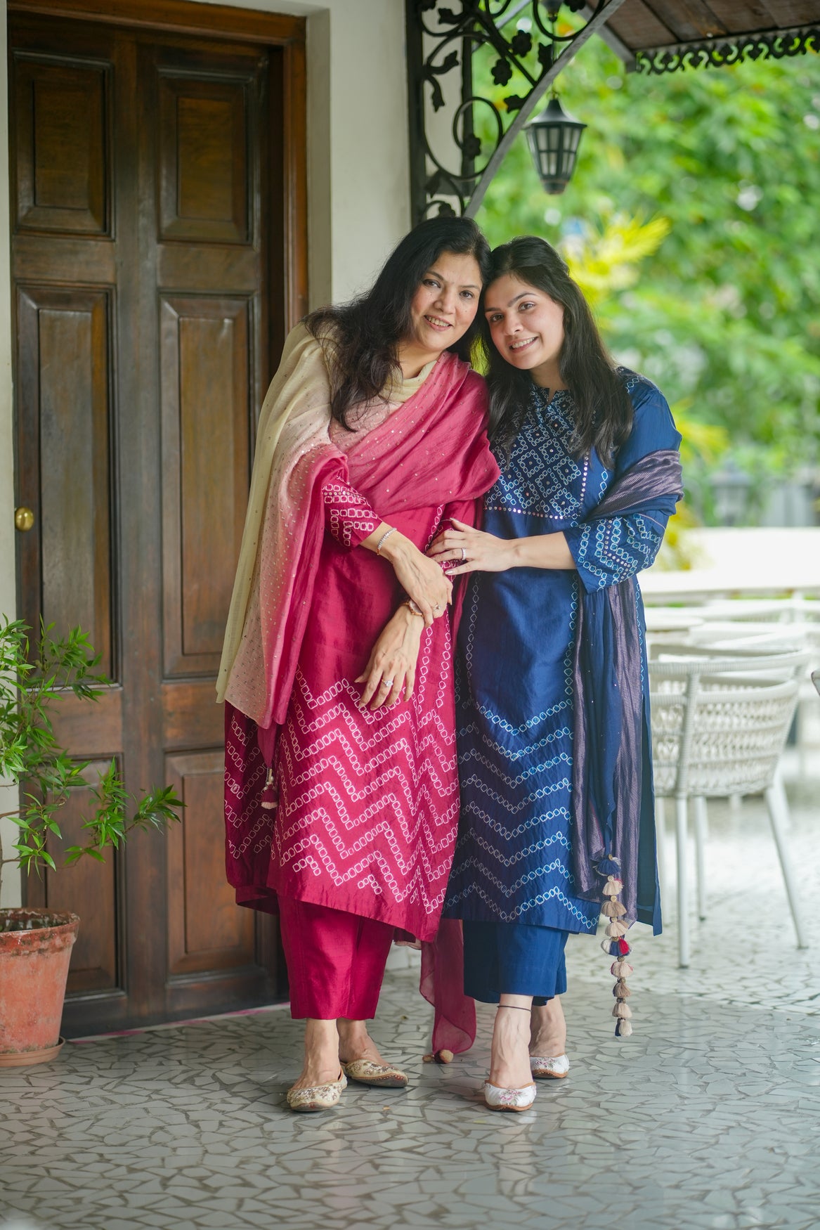 Robyn kurta set (3pc)/ navy