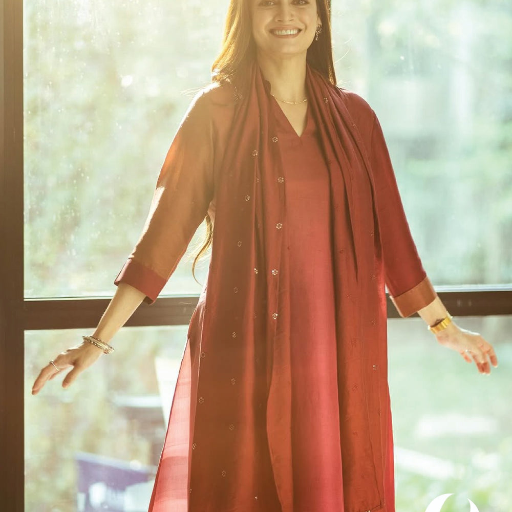 
                  
                    ANASTASIA KURTA maroon
                  
                