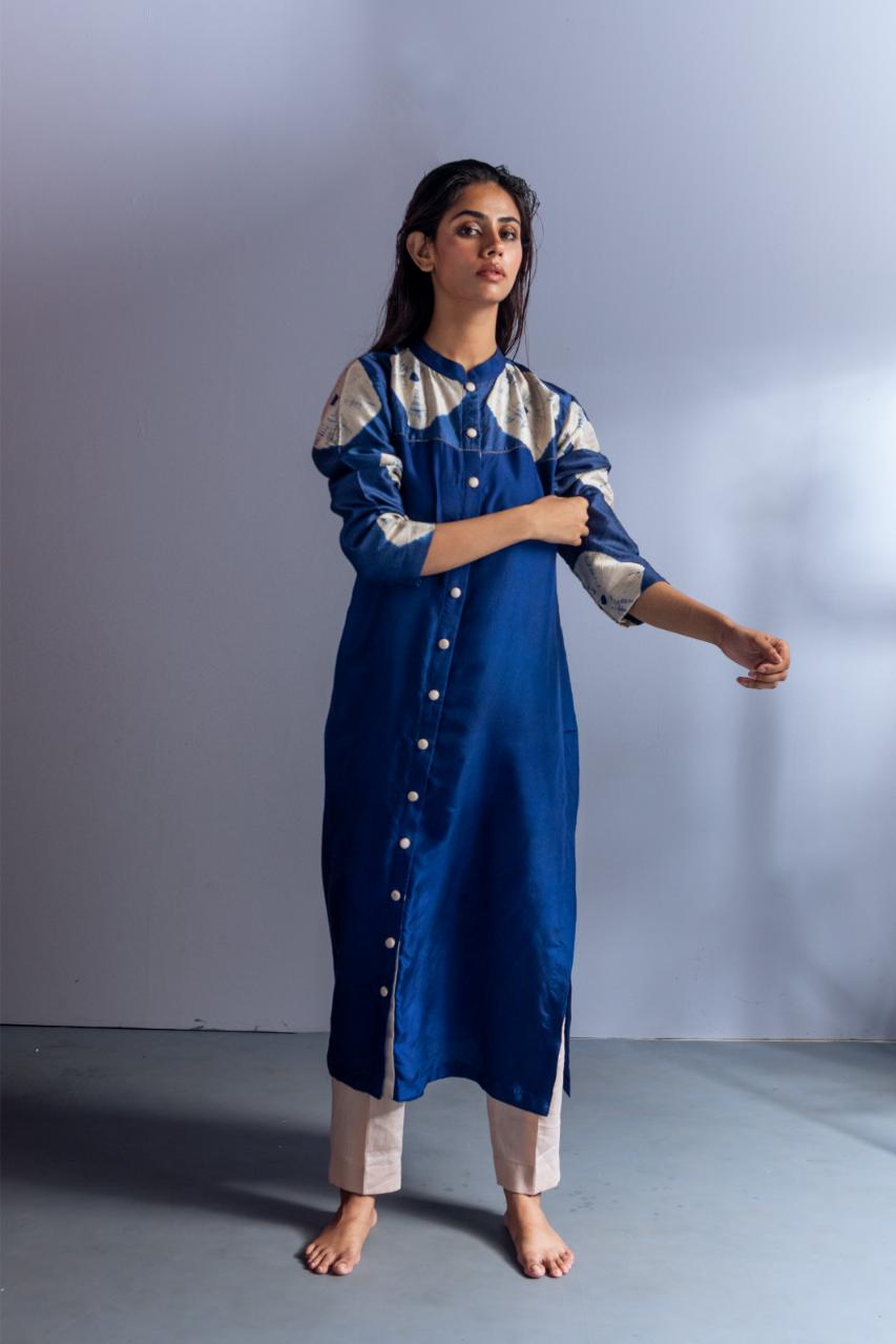CLARA KURTA navy