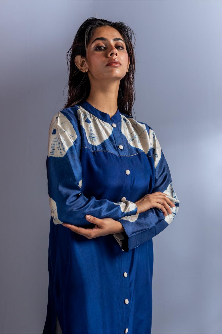 CLARA KURTA navy