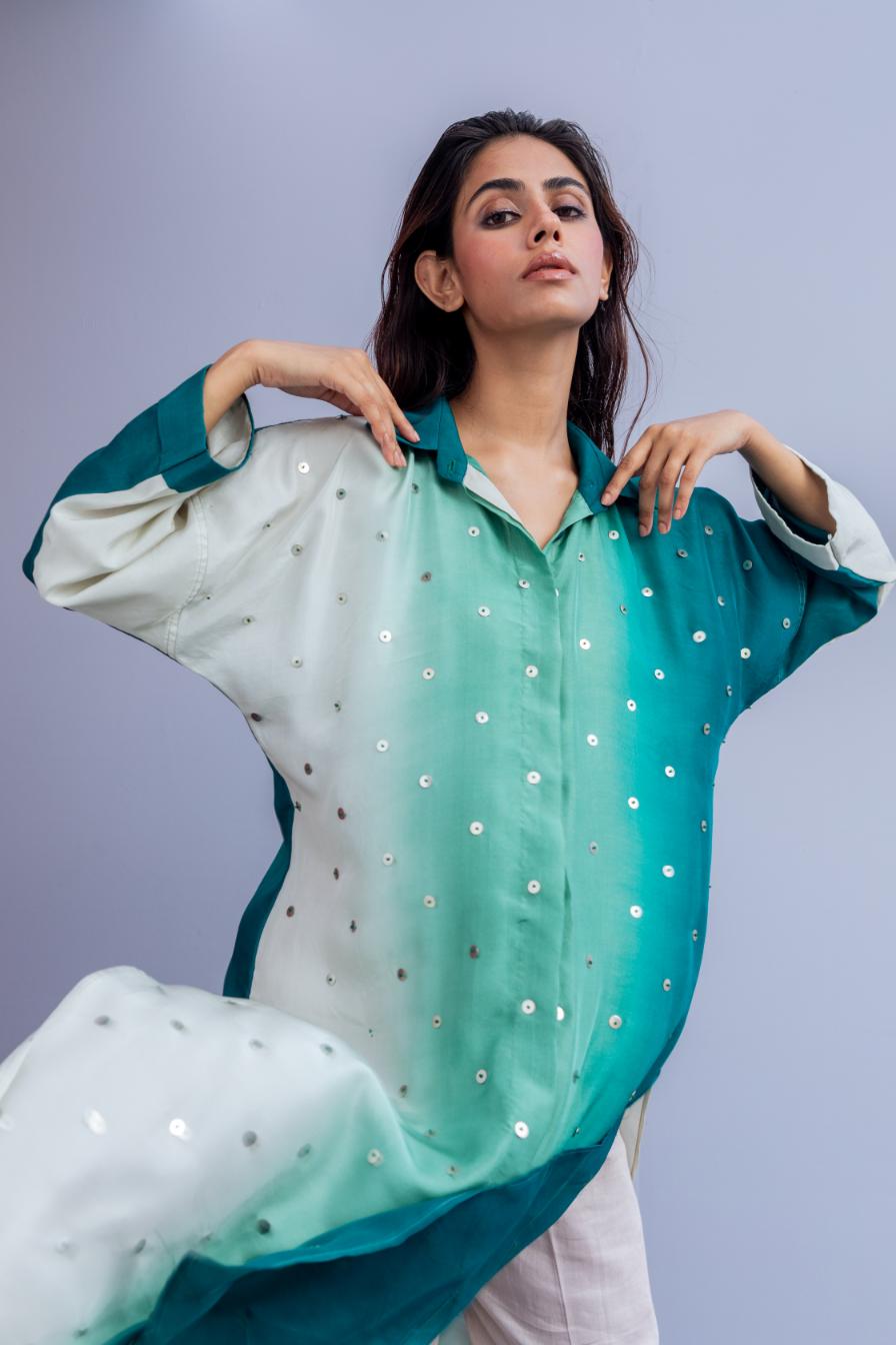 ERIN KURTA green