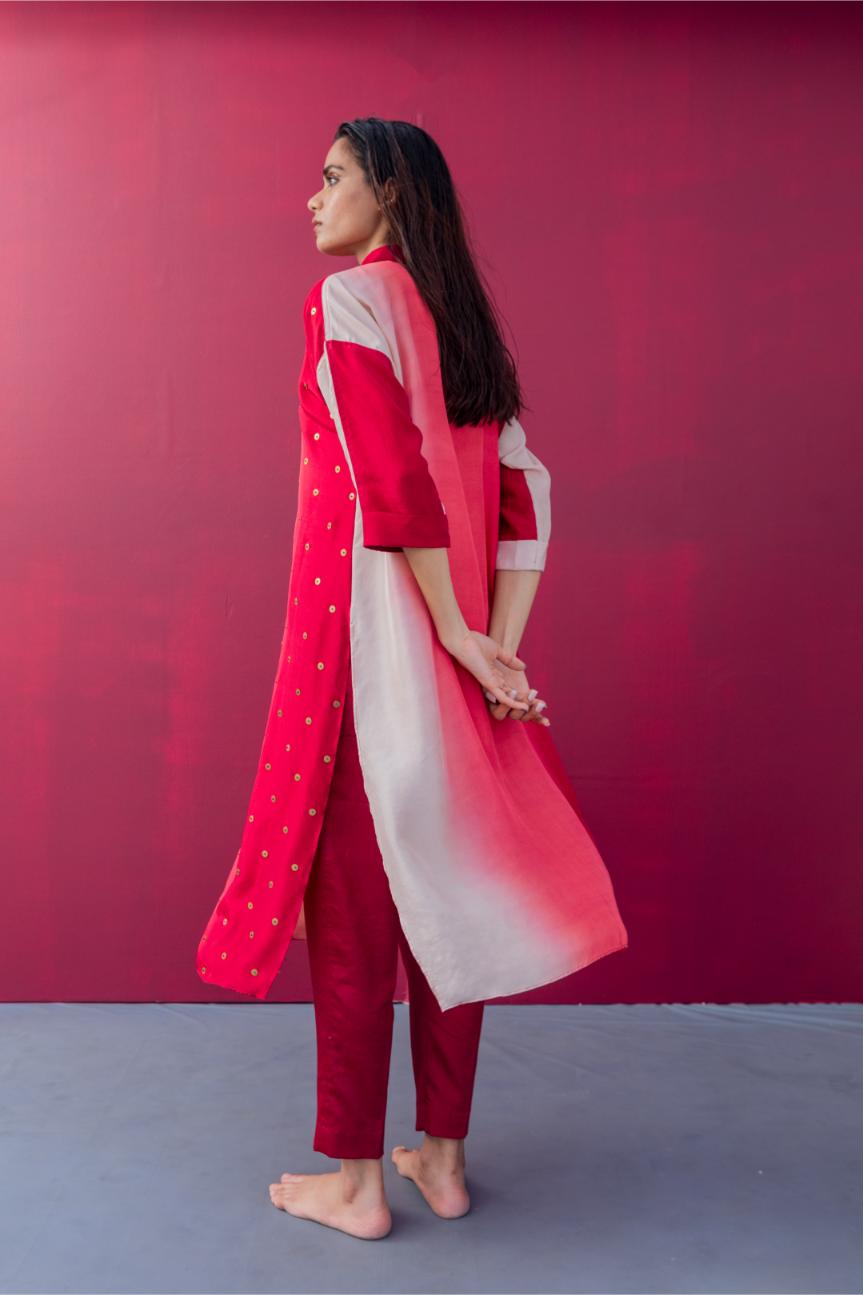 ERIN KURTA crimson