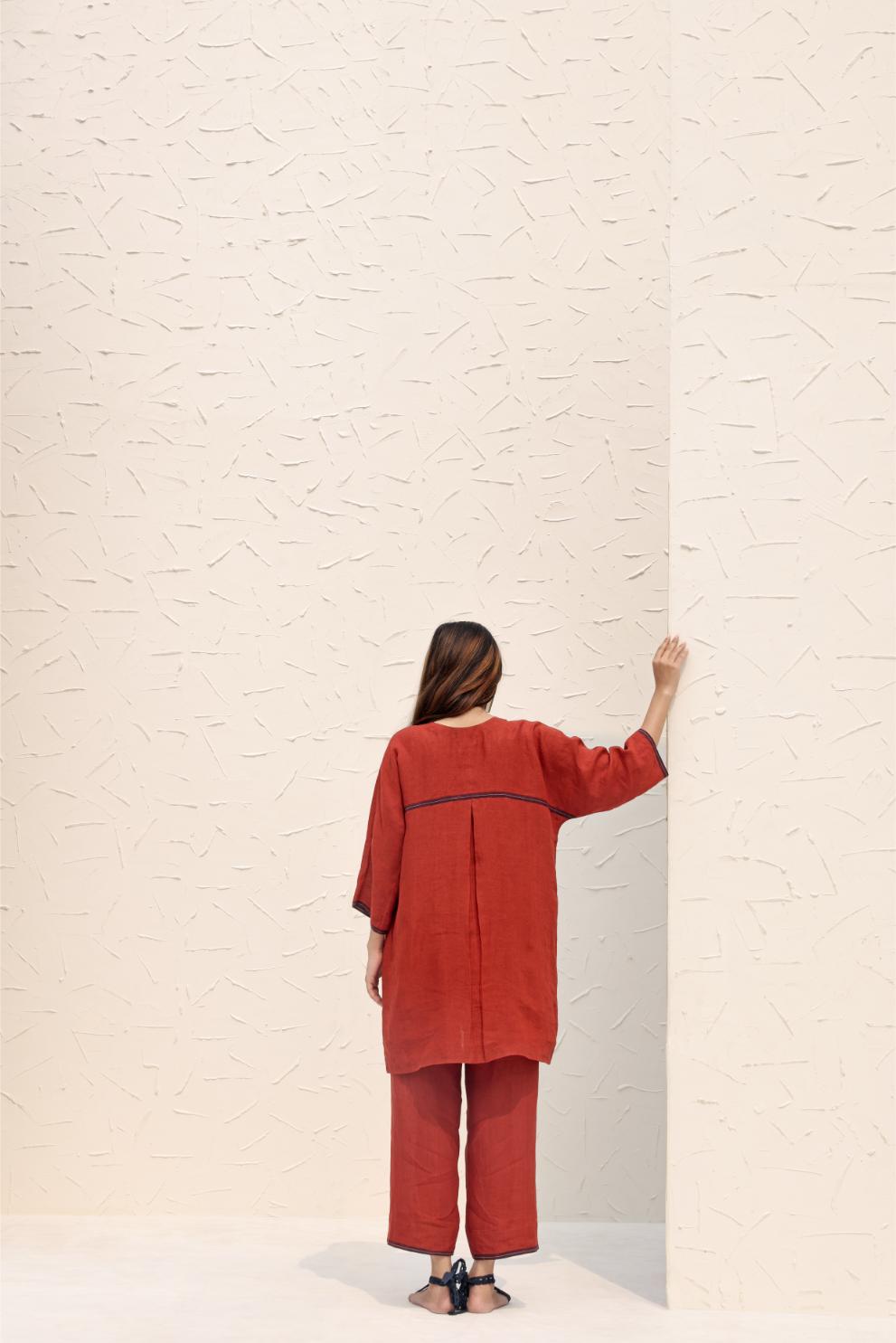 EVA TOP & PANT rust