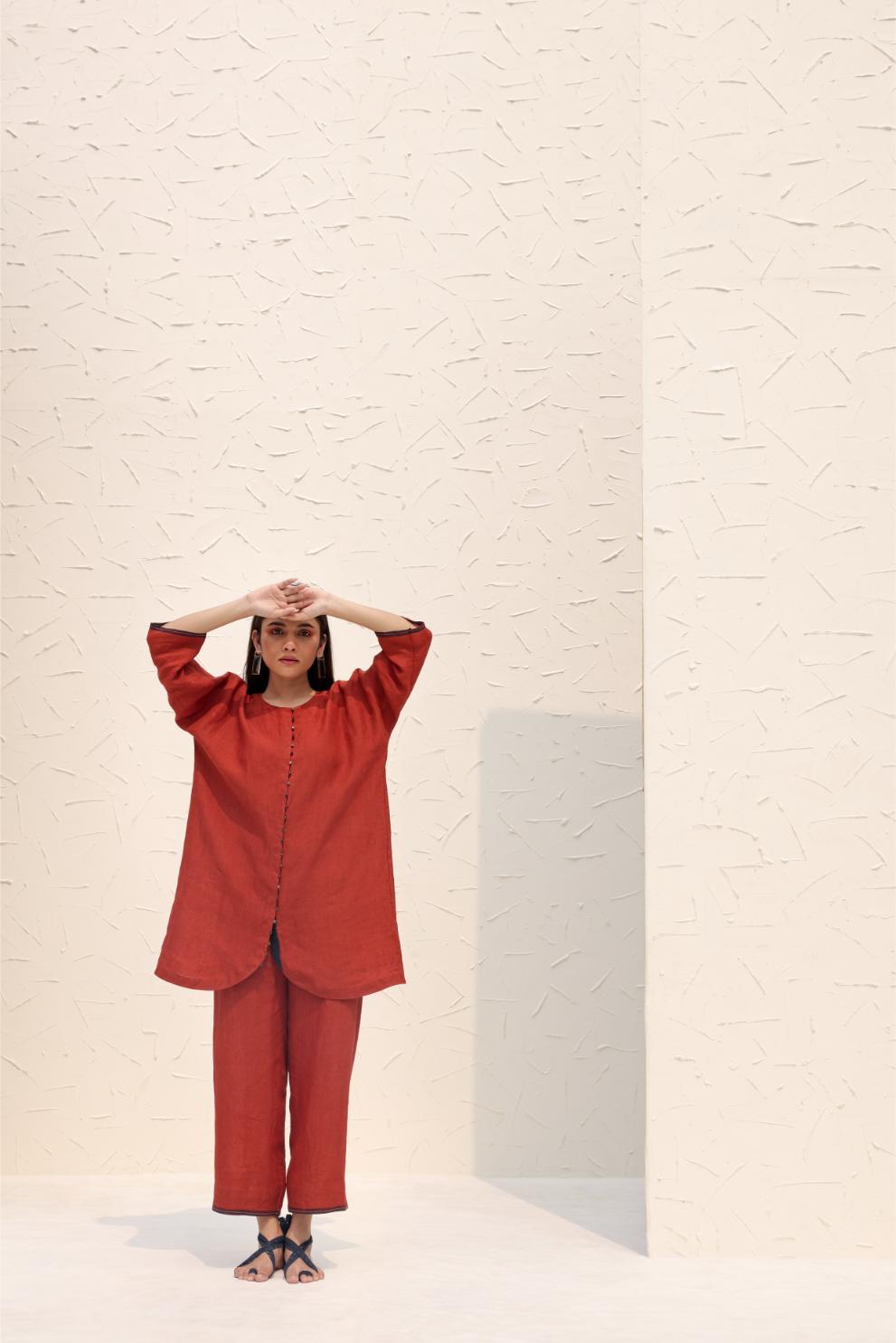 EVA TOP & PANT rust