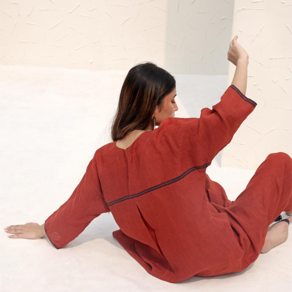 
                  
                    EVA TOP & PANT rust
                  
                