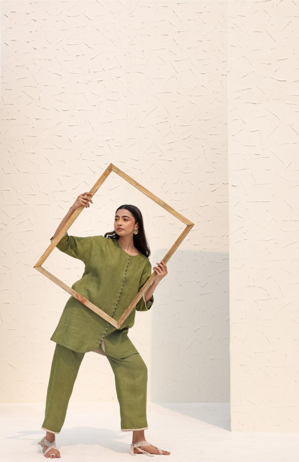 EVA TOP & PANT olive