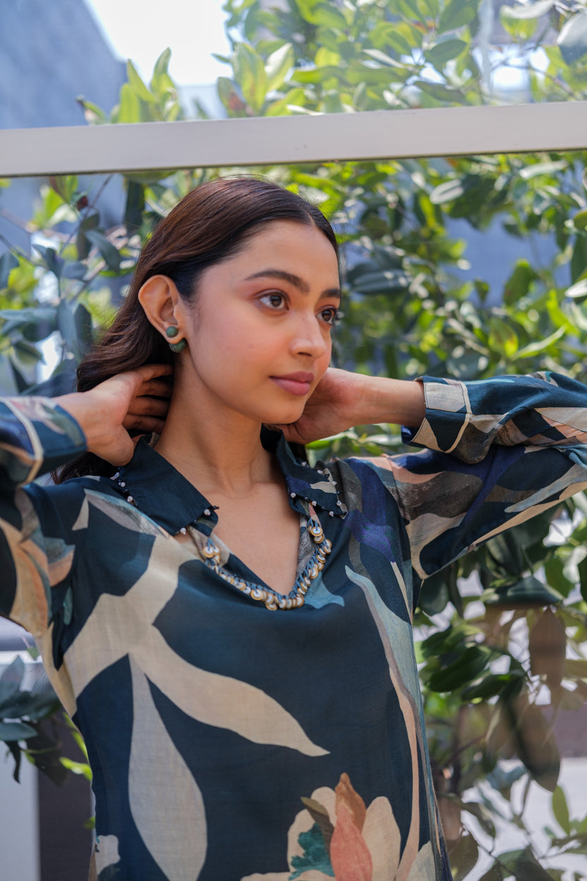 FLORAL KURTA