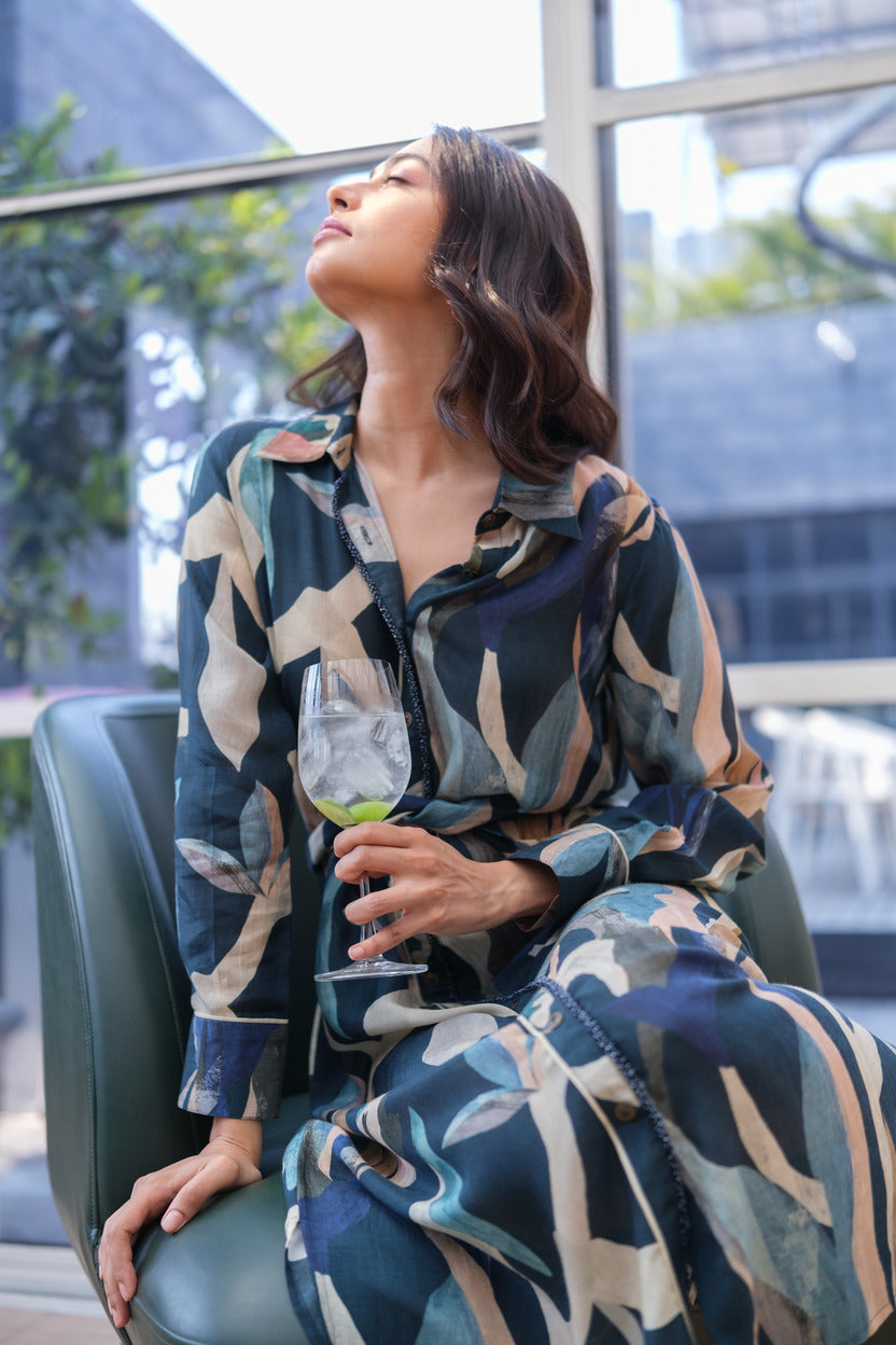 MUSLIN TIE DRESS floral