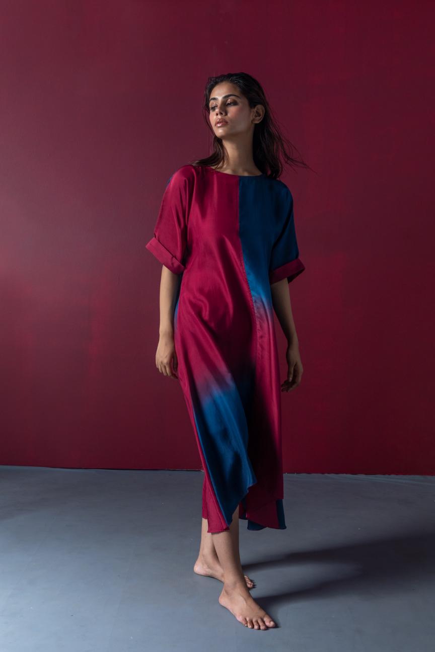 FREYA maroon navy