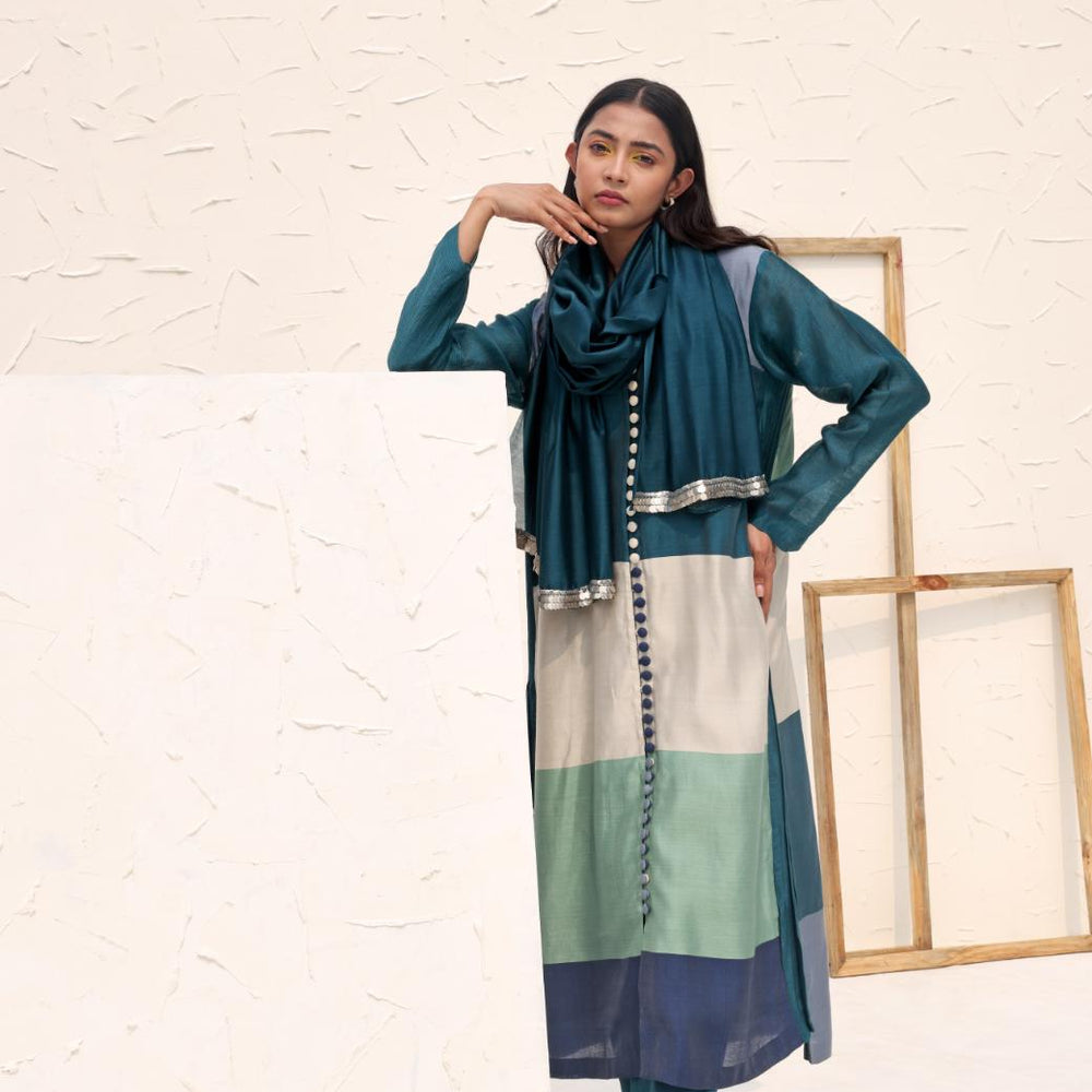 
                  
                    GRACE KURTA & SCARF ocean
                  
                
