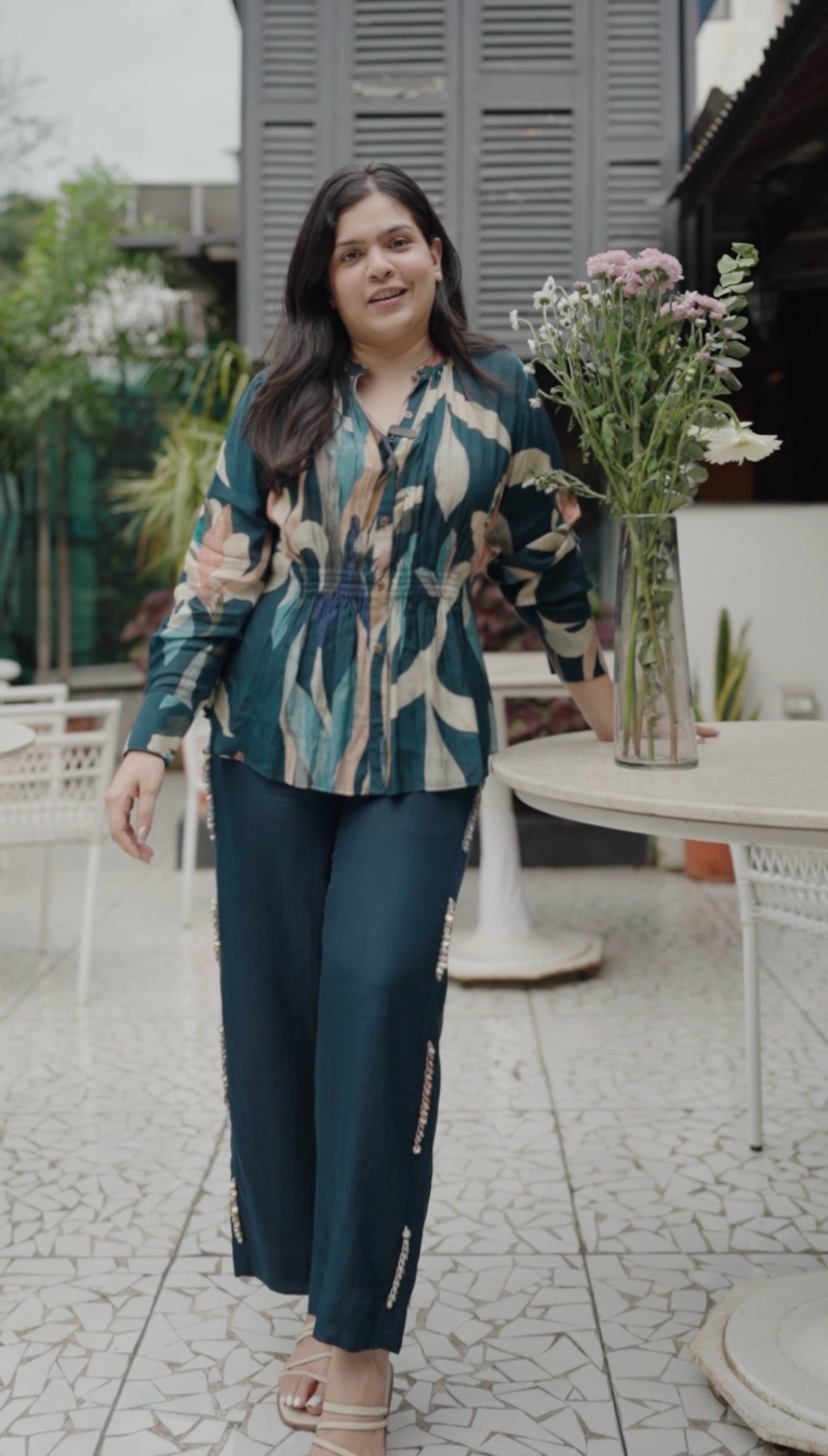 Gather set/floral