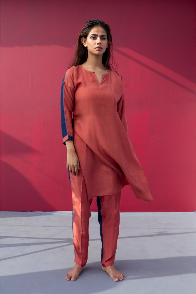 
                  
                    JUDE KURTA & PANT rust navy
                  
                