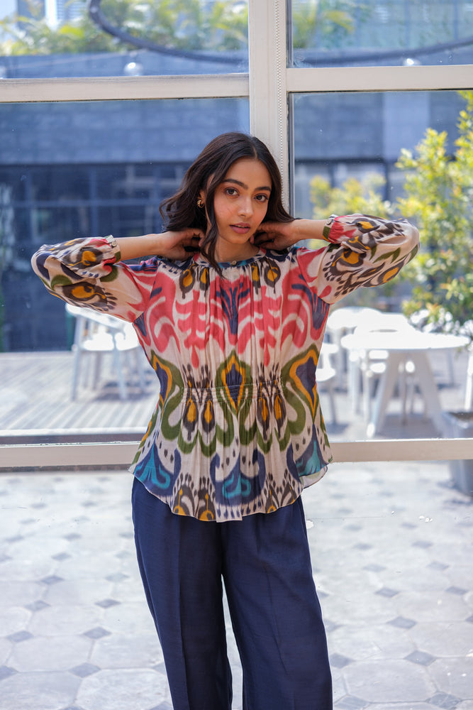 
                  
                    GATHER TOP & PANT multi ikat
                  
                