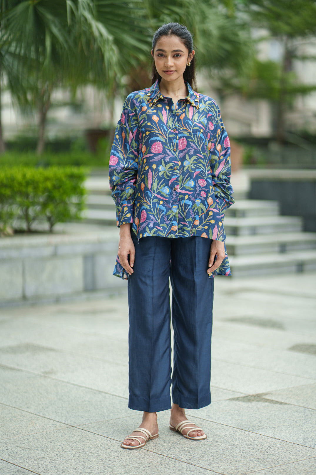 OS SHIRT & PANT blue jaal