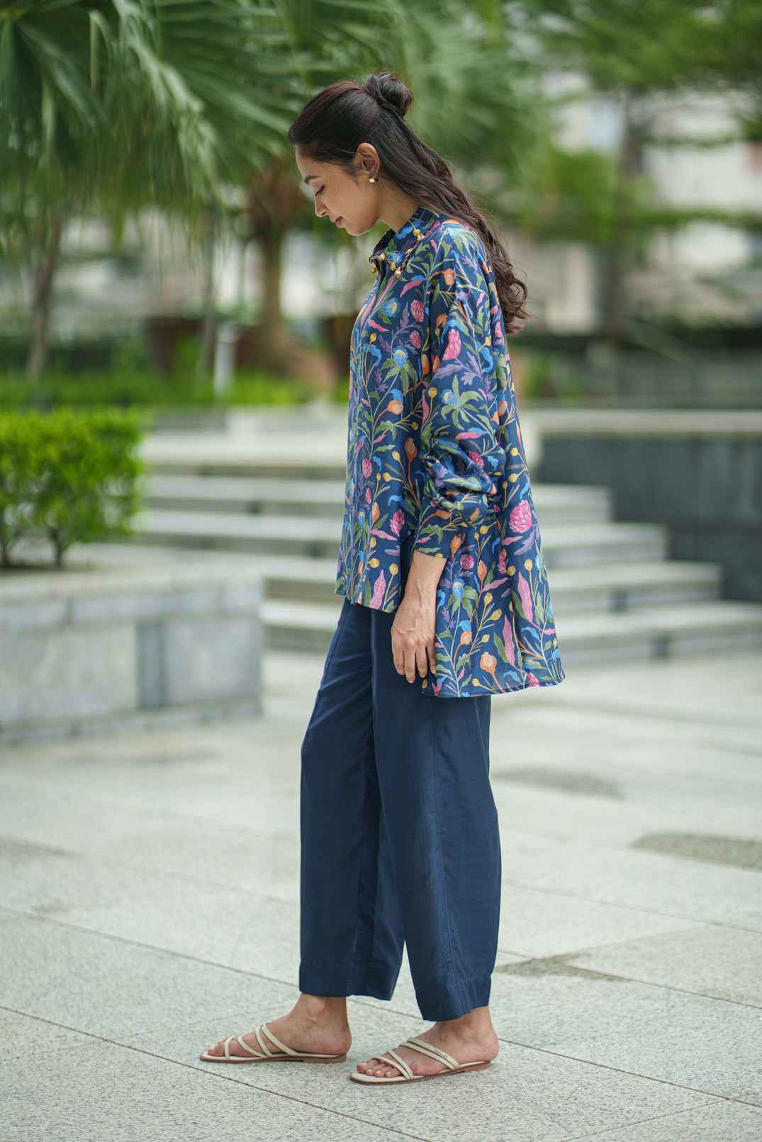 OS SHIRT & PANT blue jaal