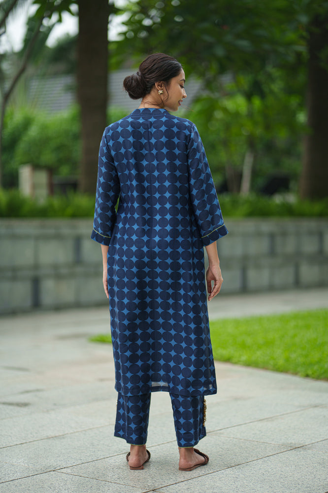 
                  
                    POPPY KURTA & PANT placement blue sparkle
                  
                