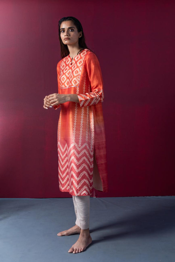 
                  
                    ROBYN KURTA orange red
                  
                