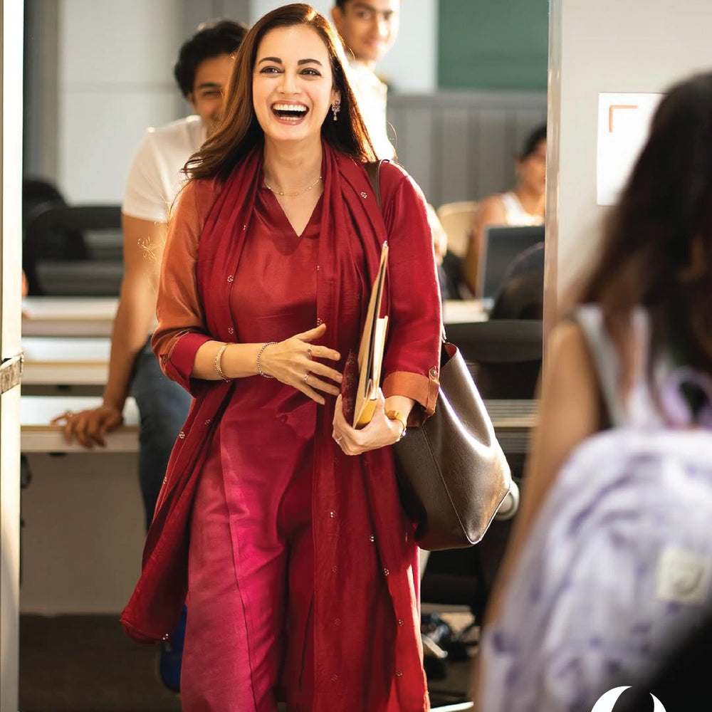 ANASTASIA KURTA maroon