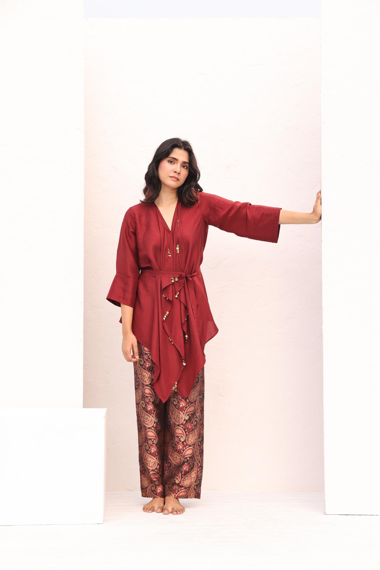 BELLA SET (2PC)/MAROON