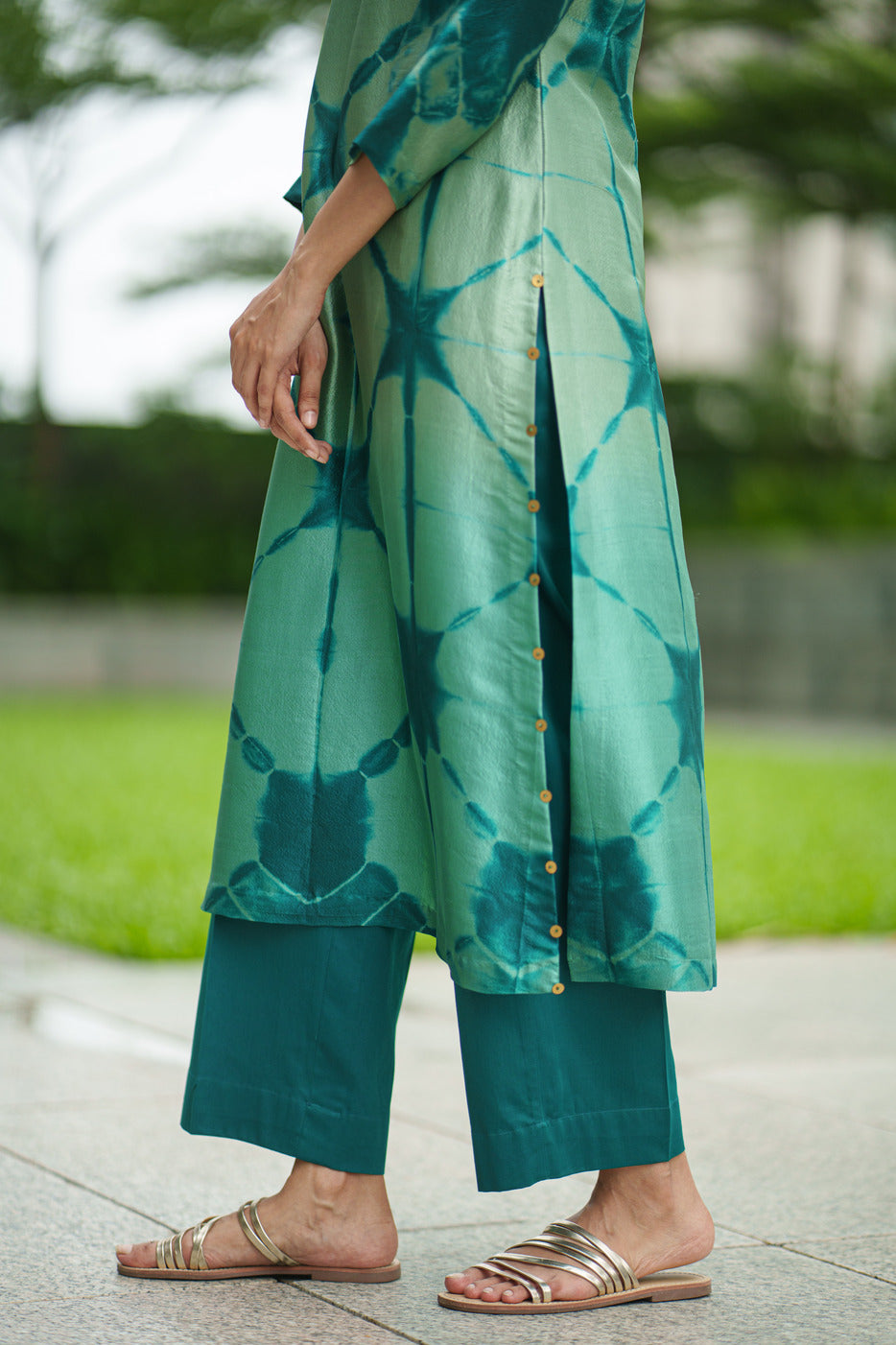 CLARA KURTA SET emerald