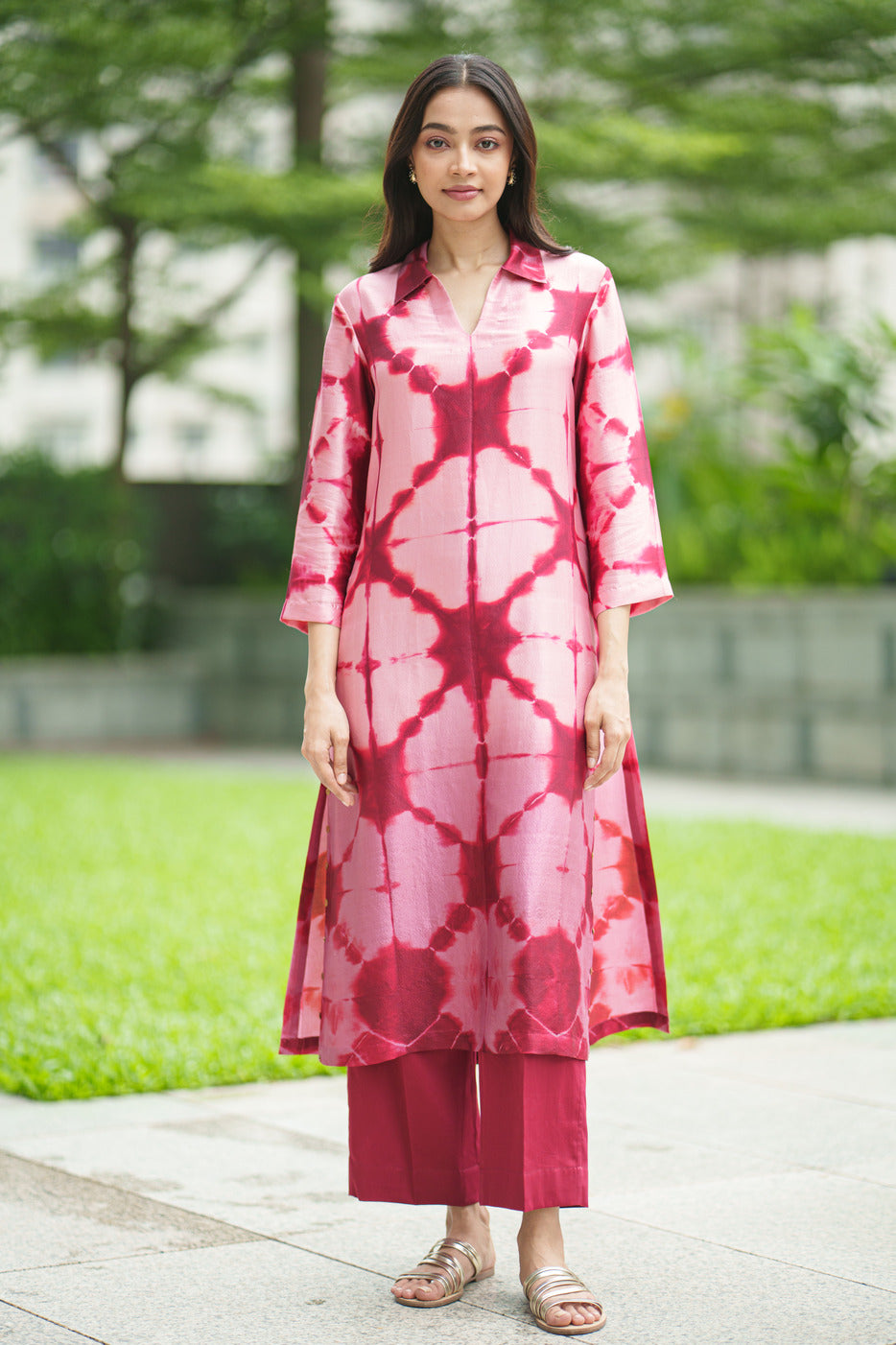 CLARA KURTA SET wine