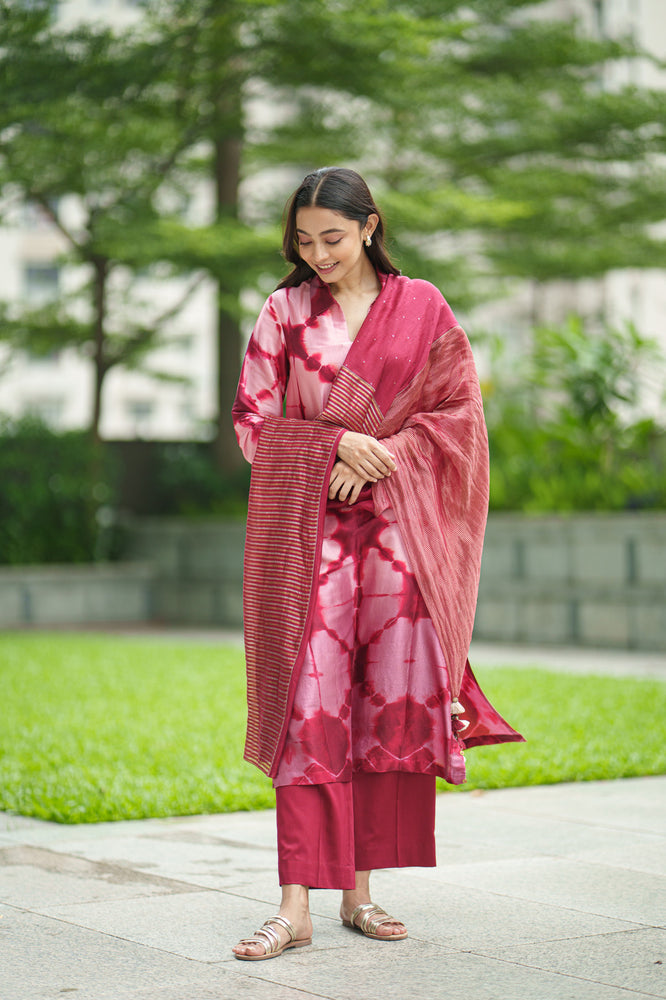 
                  
                    CLARA KURTA SET wine
                  
                