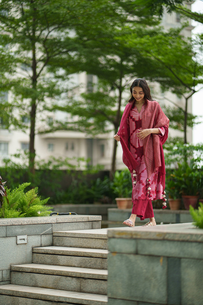 
                  
                    CLARA KURTA SET wine
                  
                