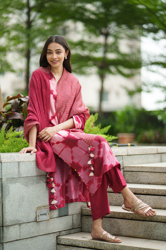 
                  
                    CLARA KURTA SET wine
                  
                