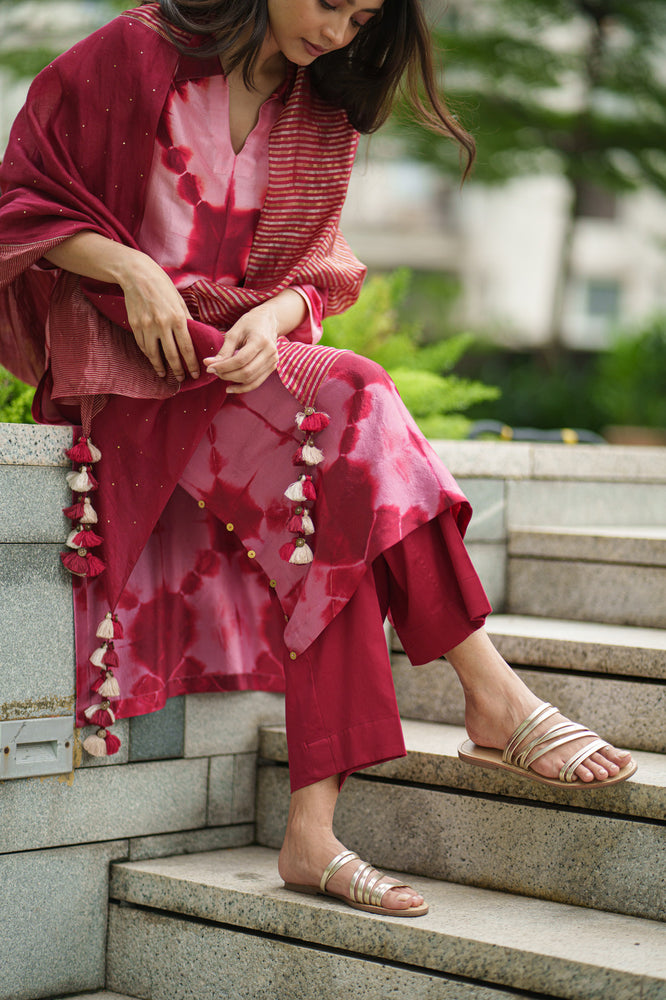 
                  
                    CLARA KURTA SET wine
                  
                