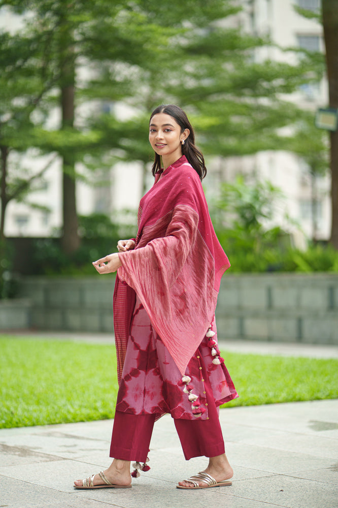 
                  
                    CLARA KURTA SET wine
                  
                