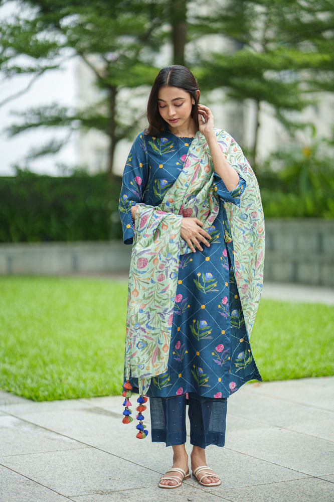 
                  
                    DAISY KURTA SET blue geo
                  
                
