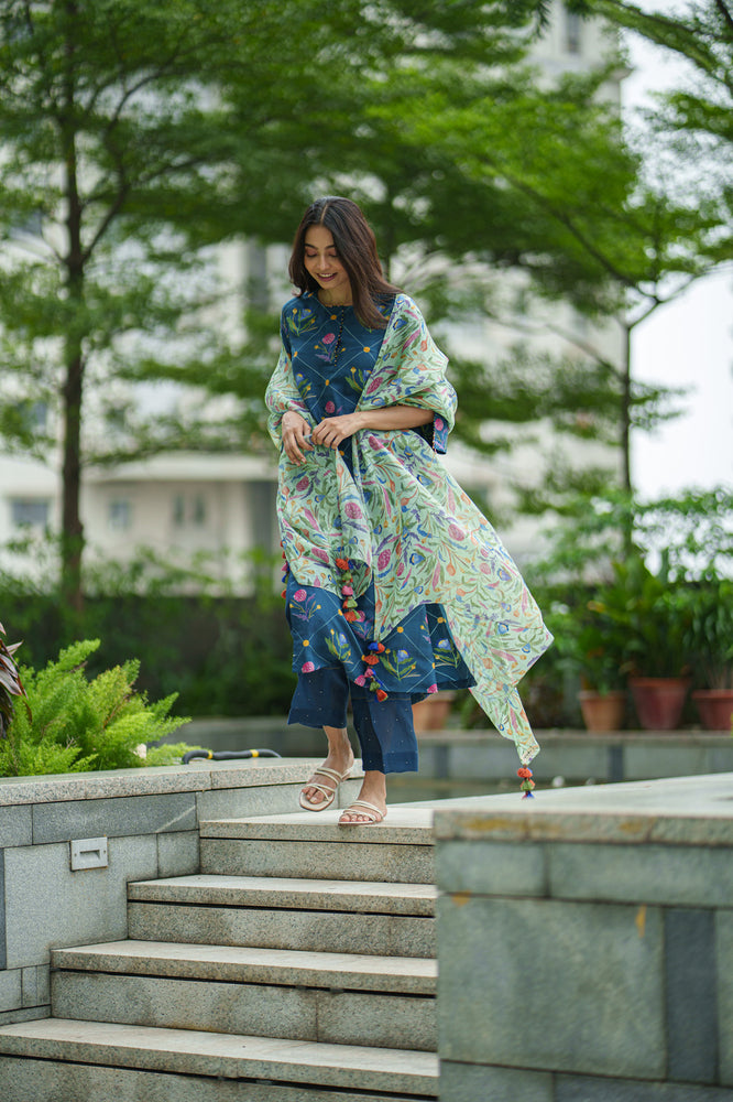 
                  
                    DAISY KURTA SET blue geo
                  
                