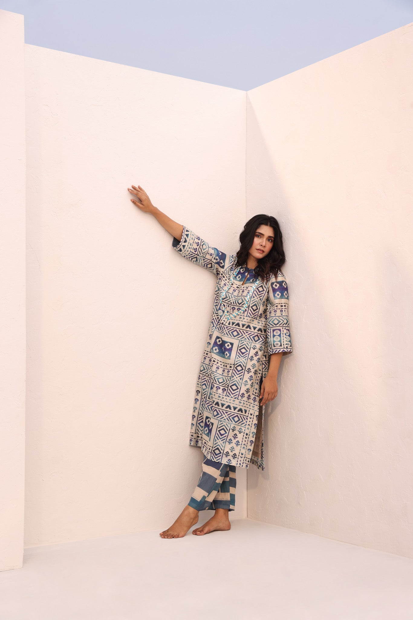 GEORGIA SET (2PC)/ BLUE