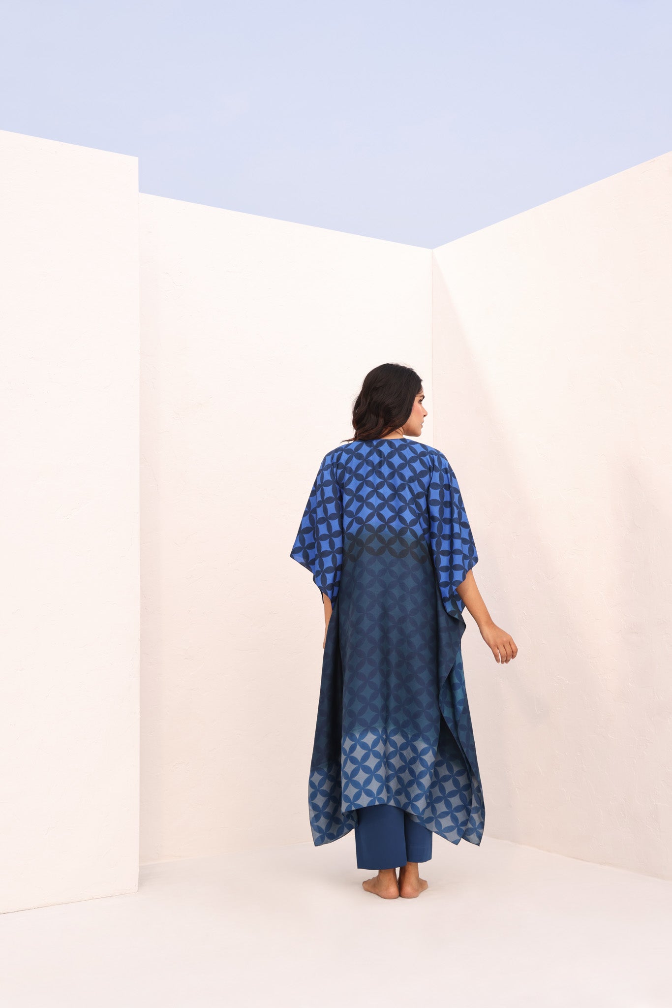 KAFTAN SET (2PC)/BLUE