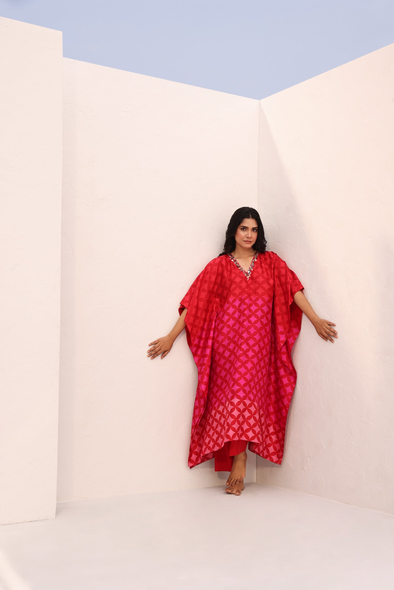 KAFTAN SET (2PC)/PINK