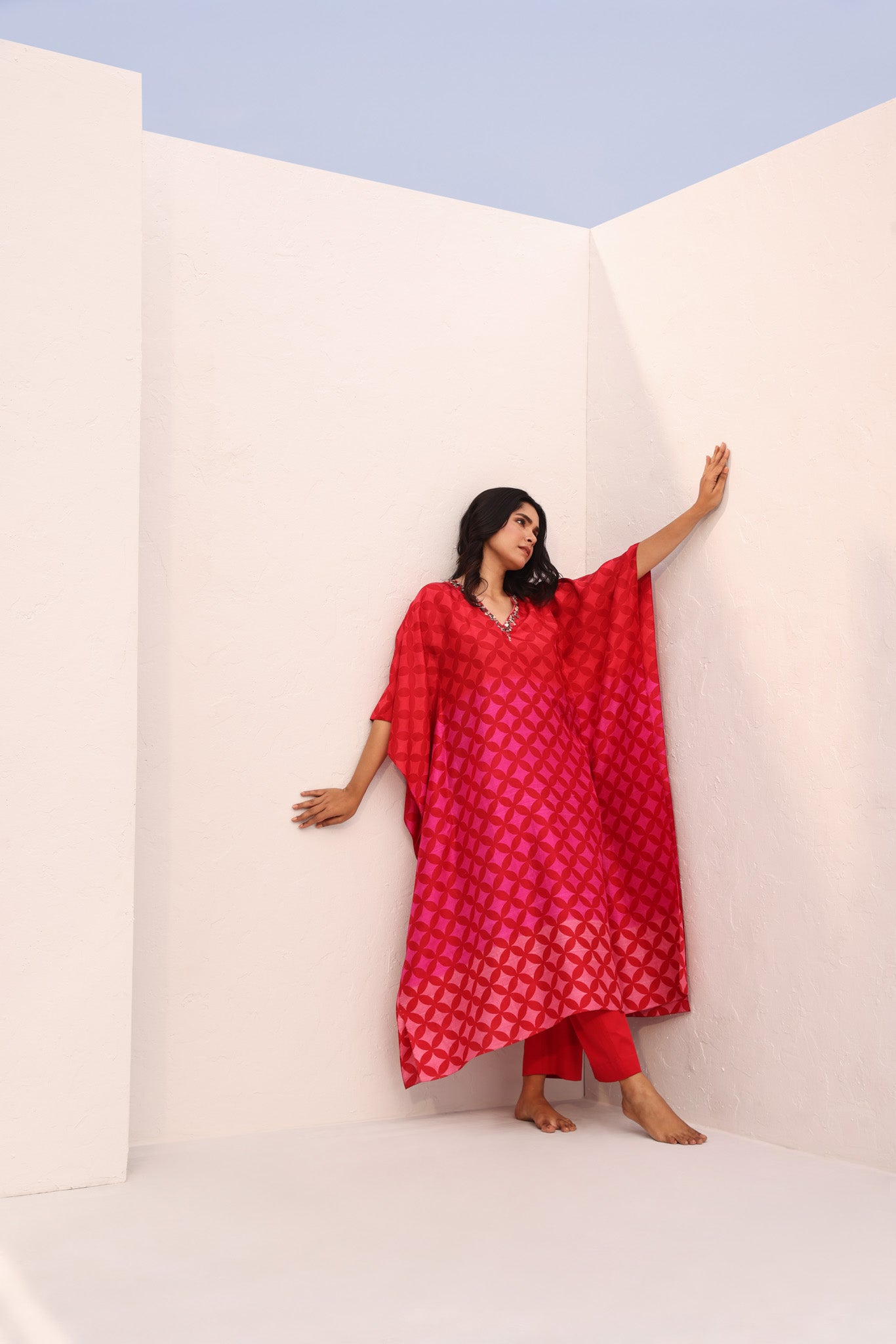 KAFTAN SET (2PC)/PINK