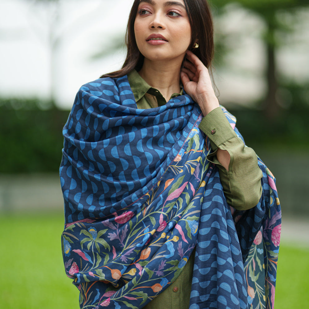 
                  
                    LAVENDER KURTA SET olive blue
                  
                