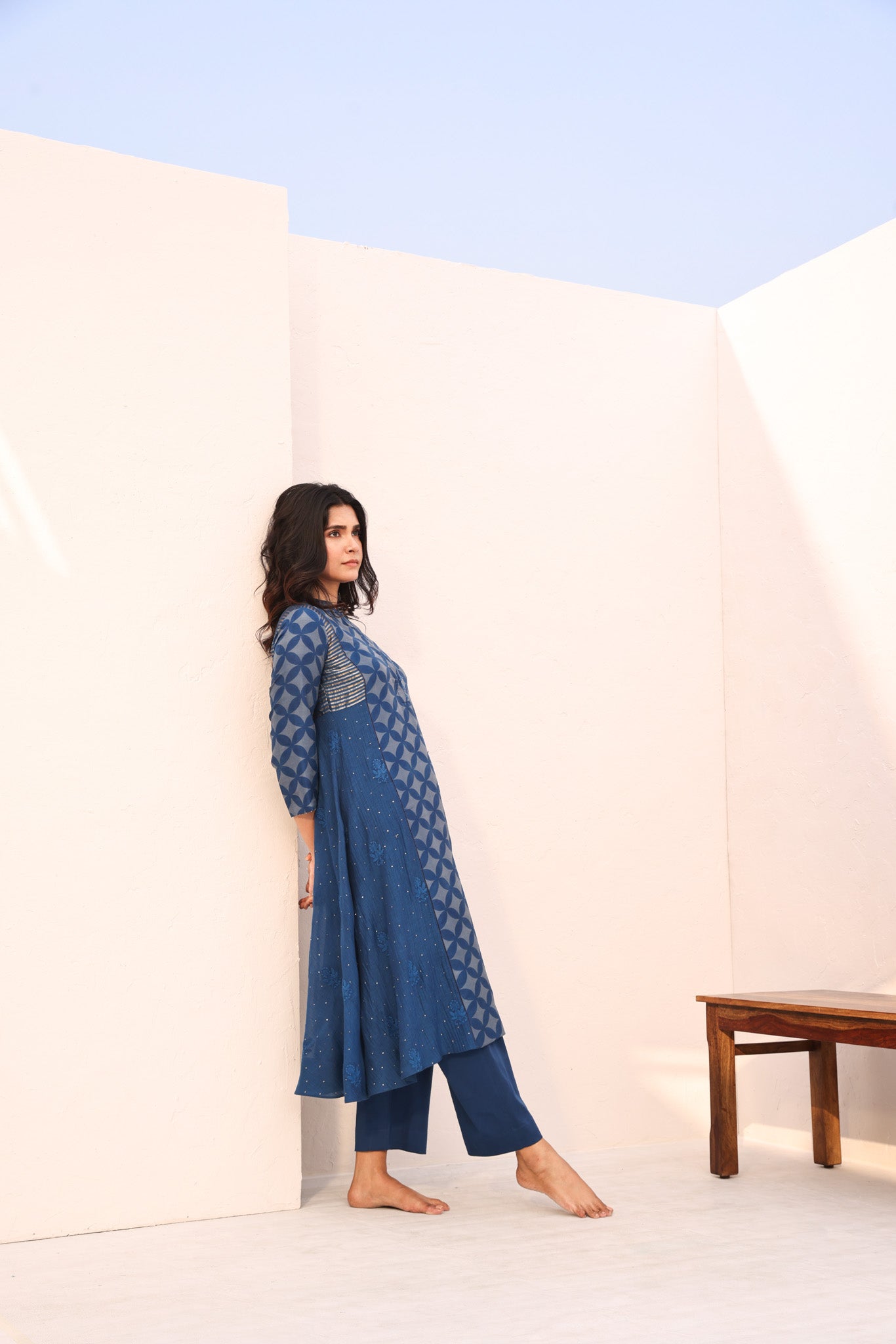 LUNA KURTA/BLUE