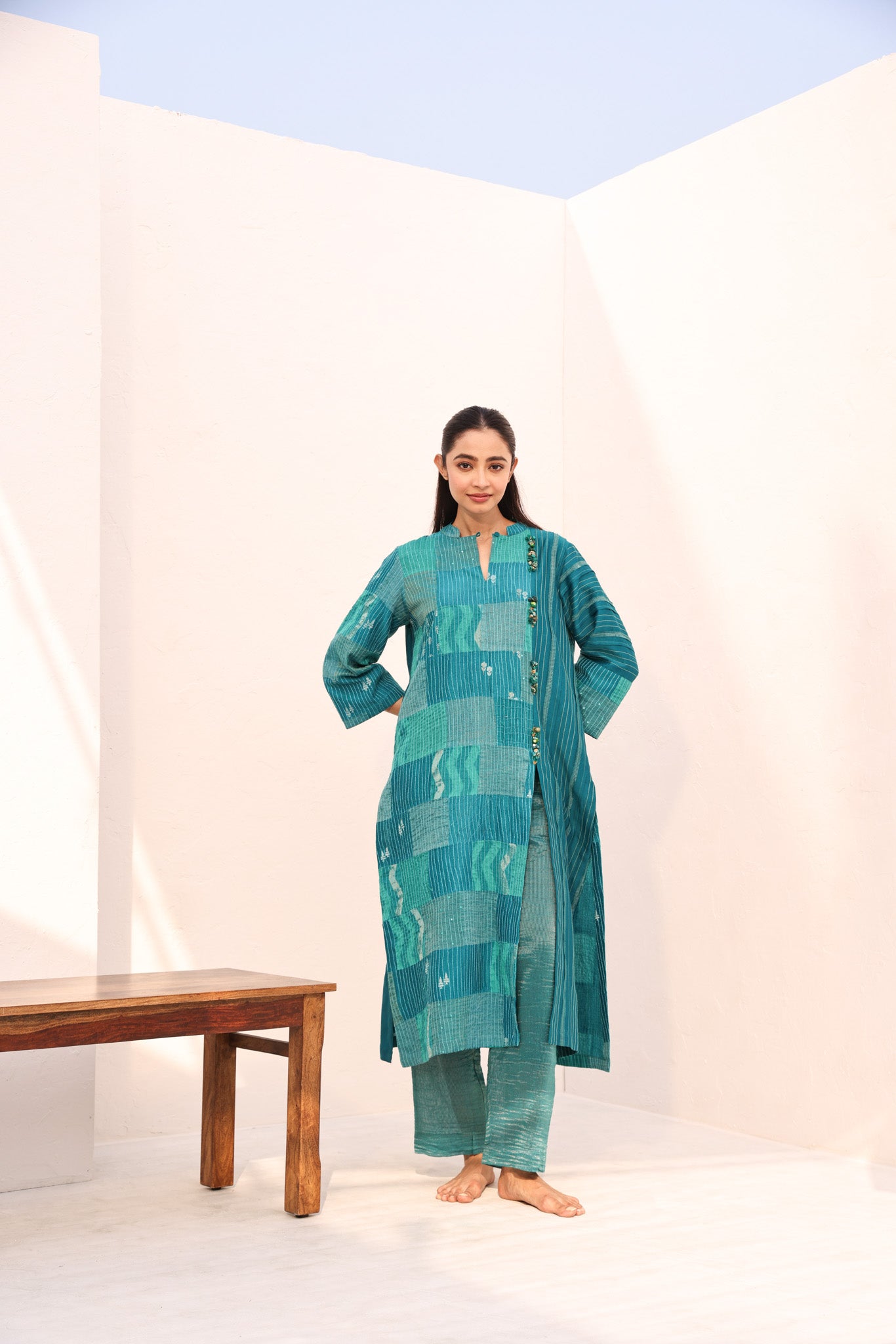 PAIGE KURTA/ TEAL