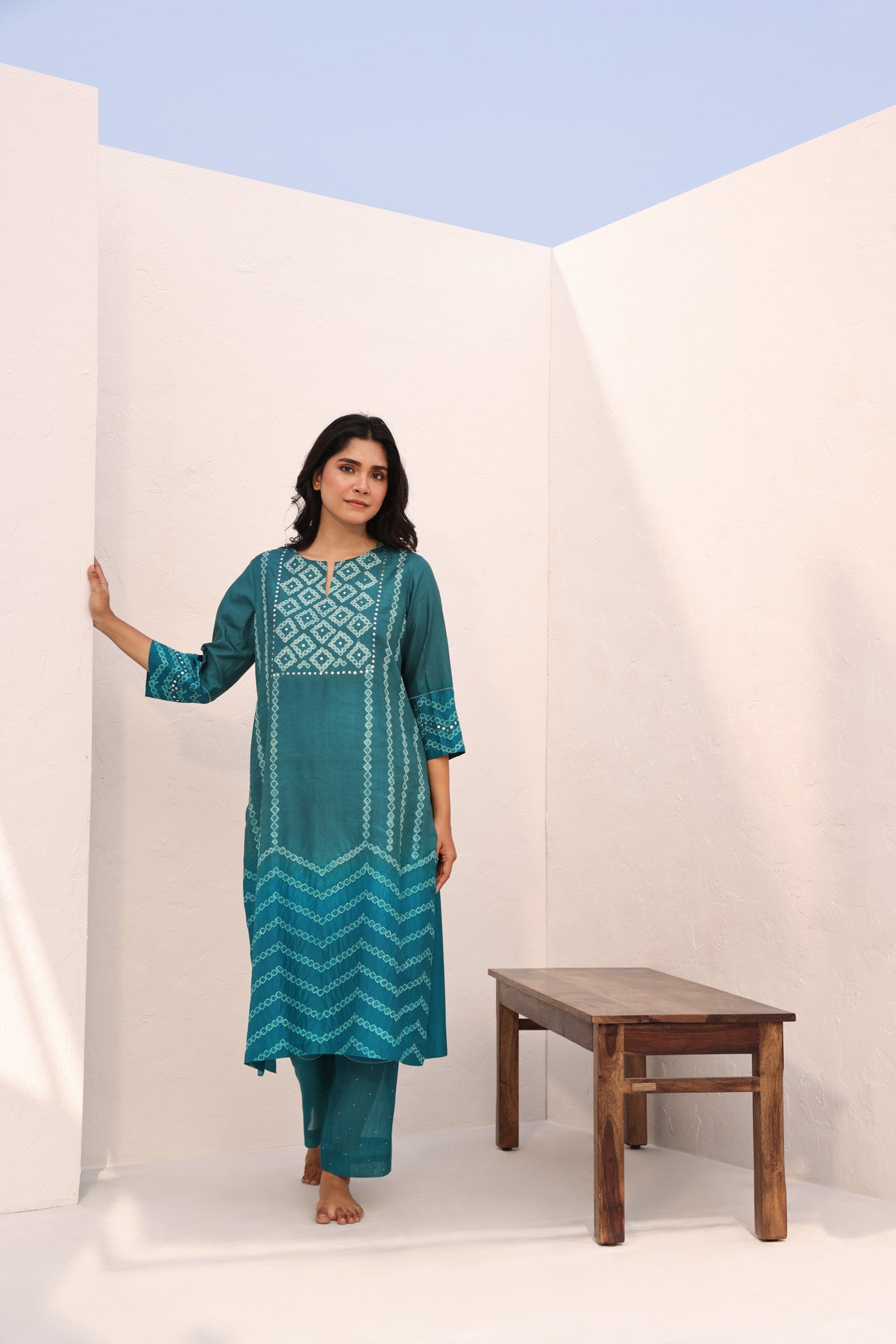 ROBYN SET (2PC)/ JADE - TEAL