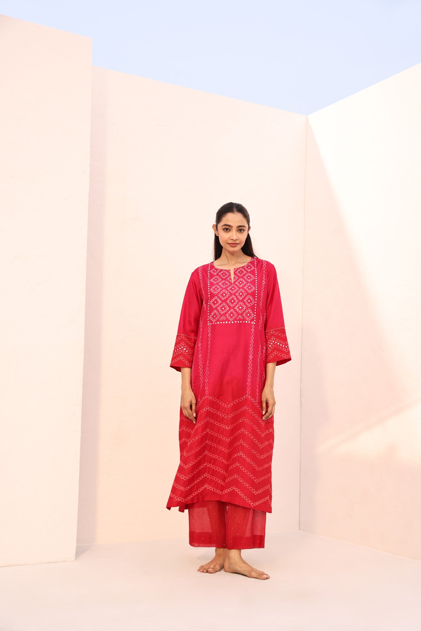 ROBYN KURTA/RED - PINK