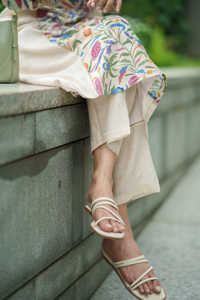 
                  
                    TULIP KURTA & SLIP cream jaal
                  
                